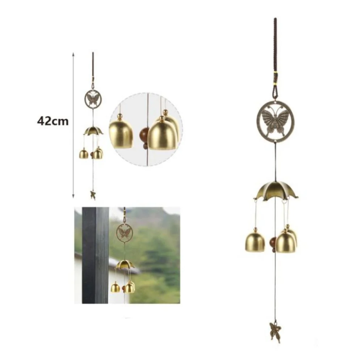 Κρεμαστό Κουδούνι Ανέμου - Μελωδός 42cm