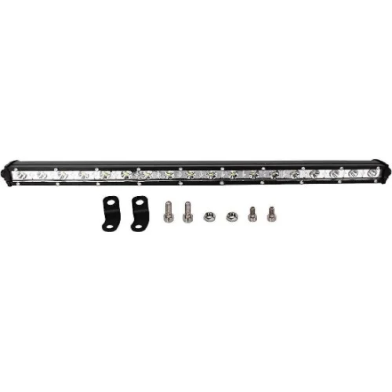 LED αδιάβροχη μπάρα αλουμινίου 54W 12-24V 50cm 18 SMD IP68 4320lm 6000K OYQP-0045