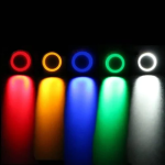 LED Φωτιζόμενος Διακόπτης Χωνευτός – Μπουτόν On/Off Ανοξείδωτος 12-24V W11054