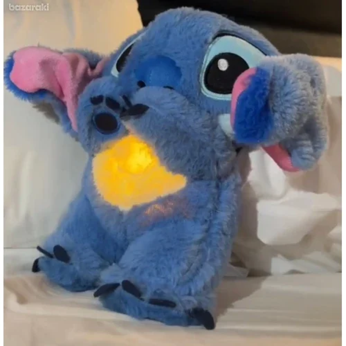 Λούτρινο Stitch Που Αναπνέει Με Ήχο Νανουρίσματος & Φως