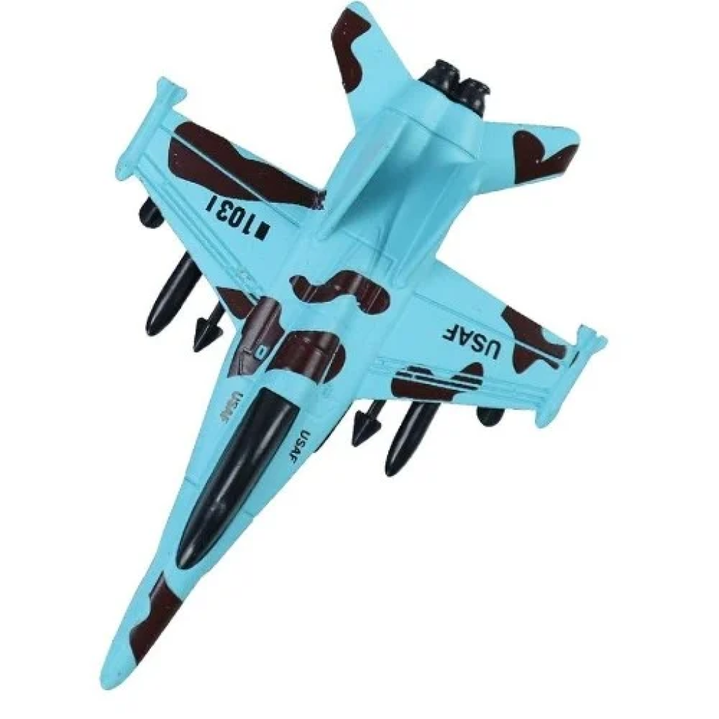 Μαχητικό Αεροπλάνο Die Cast 3+ Μπλε