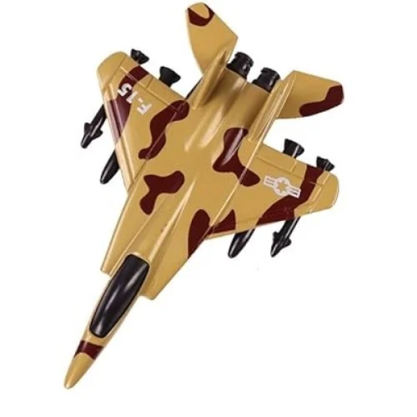 Μαχητικό Αεροπλάνο Die Cast 3+ Κίτρινο