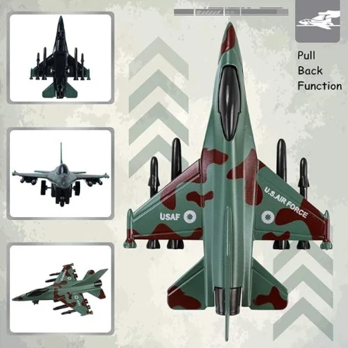 Μαχητικό Αεροπλάνο Die Cast 3+