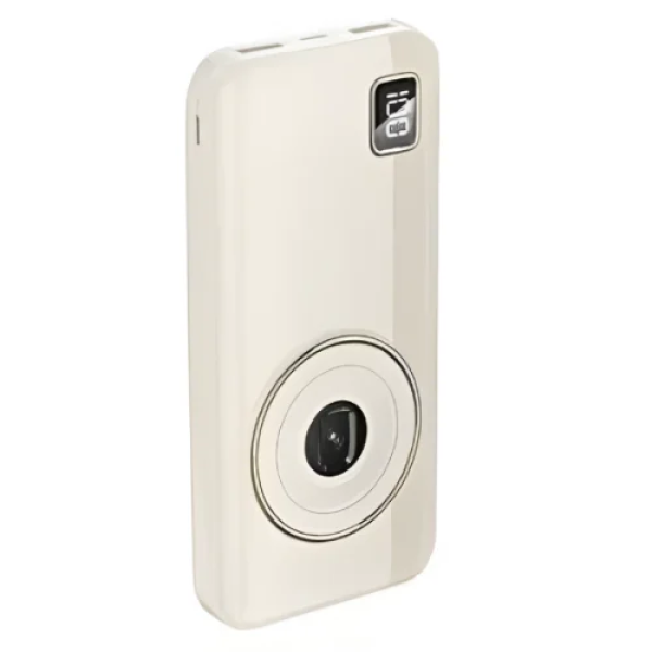 Μαγνητικό Powerbank 20000mAh Γρήγορη φόρτιση 66W PD35W Takemore R32 μπεζ