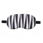 Μάσκα Ύπνου Πολυεστερική Black Stripe Μ19xΠ9.5εκ.