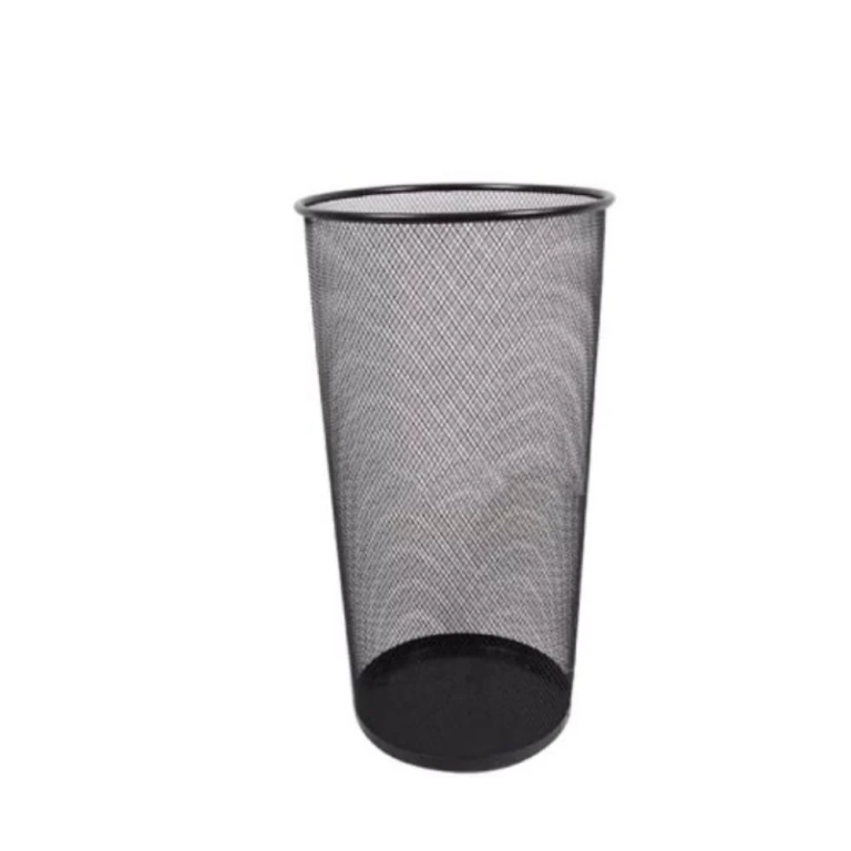 Μεταλλικό Καλάθι Αχρήστων Μαύρο 50x23x26cm MI010-4