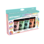 Motarro Ακρυλικά Χρώματα 6τεμ. X 75ml Macaron Color MP169-4