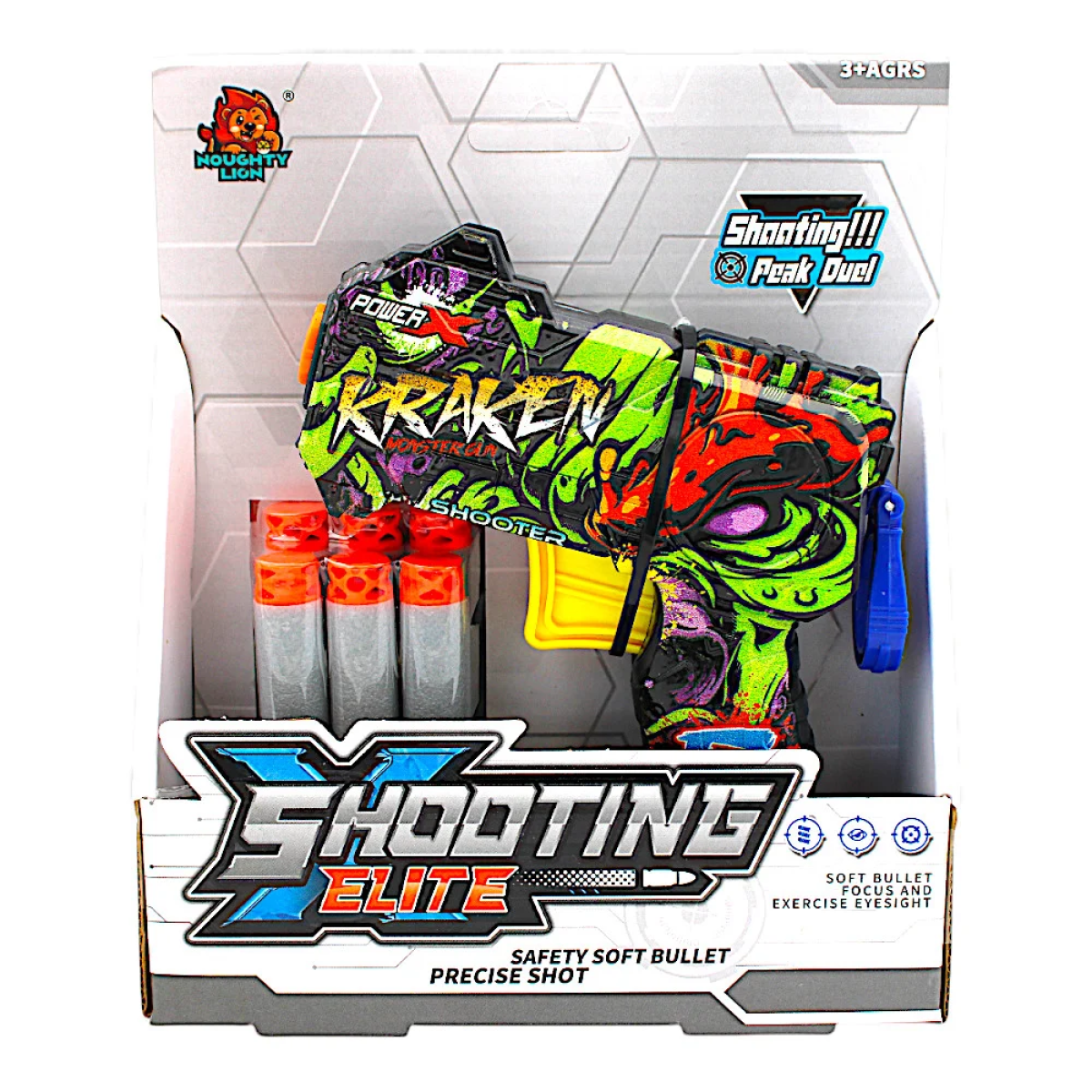 Παιχνίδι Όπλο με Μαλακές Σφαίρες Shooting Elite Πράσινο