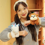 Παιδικό Λούτρινο Βραχιόλι Slap Laughing Cat