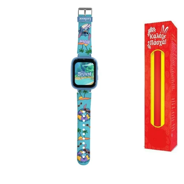 Παιδικό ρολόι χειρός Stitch 8GB μπλε DMW070D και ΔΩΡΟ η λαμπάδα