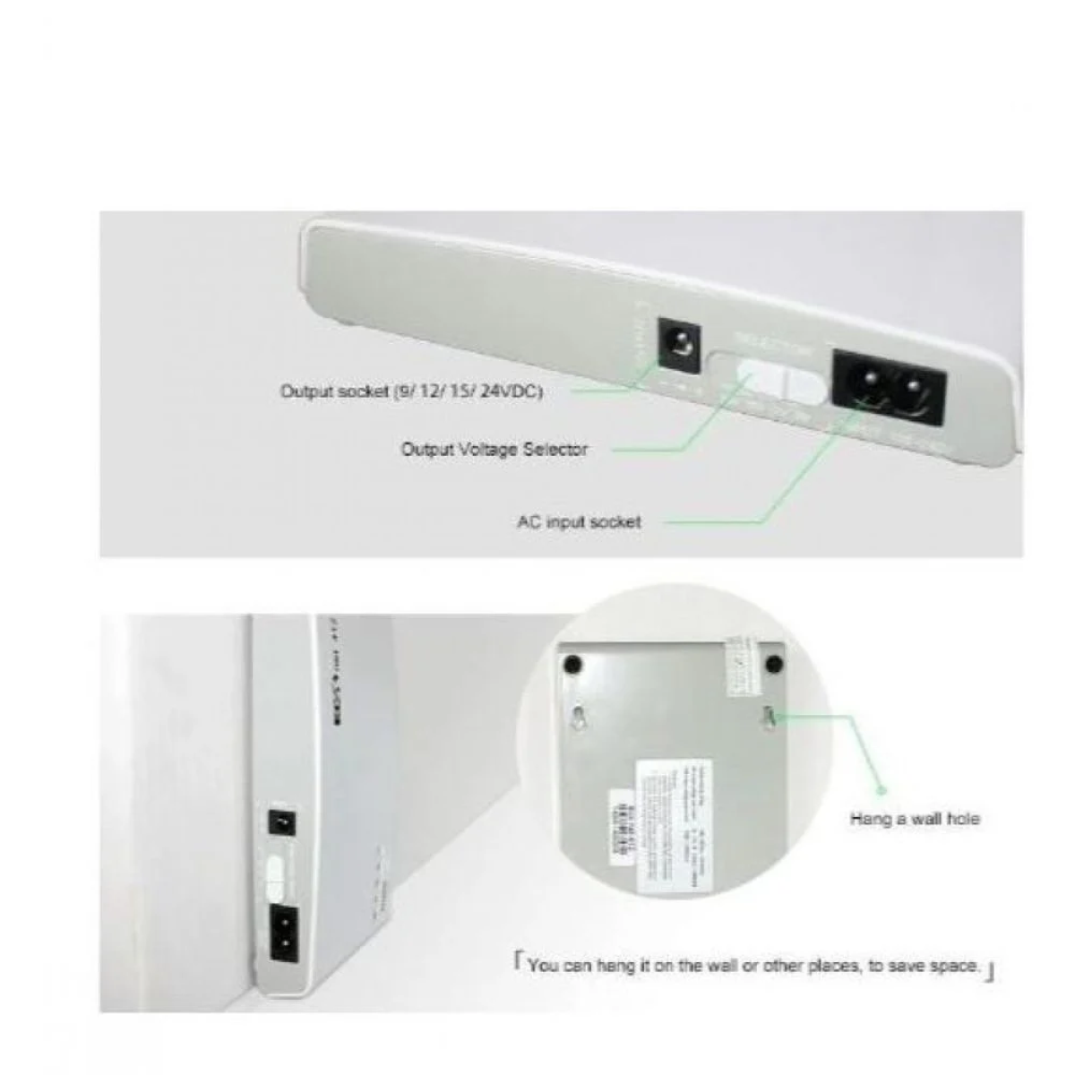 Παροχή τροφοδοσίας 88000mah Mini UPS Jiageng JG763