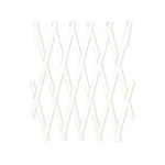 Πέργκολα Ανοιγόμενη Πλαστική 50x150 Λευκό Kmt Style 295833