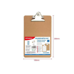 Πινακίδα 155x230mm για Α5 με Πιάστρα από Χαρτόνι Motarro MQ002-6