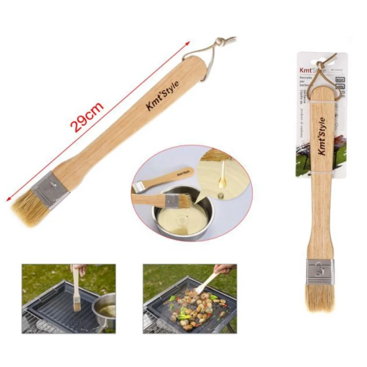Πινέλο BBQ Ξύλινο 29cm