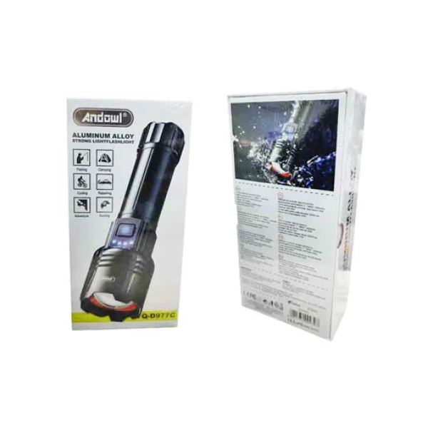Πολυλειτουργικός φακός LED Andowl Q-D977C μαύρο