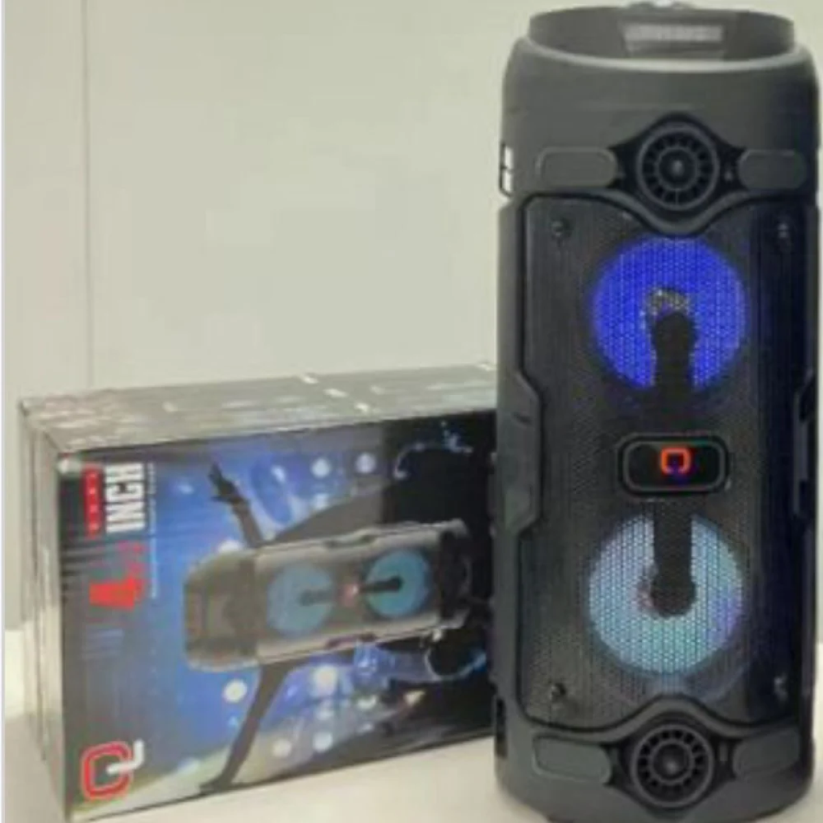 QL-4402 Φορητό Bluetooth Ηχείο 16W με Ραδιόφωνο & LED Φωτισμό - Μαύρο