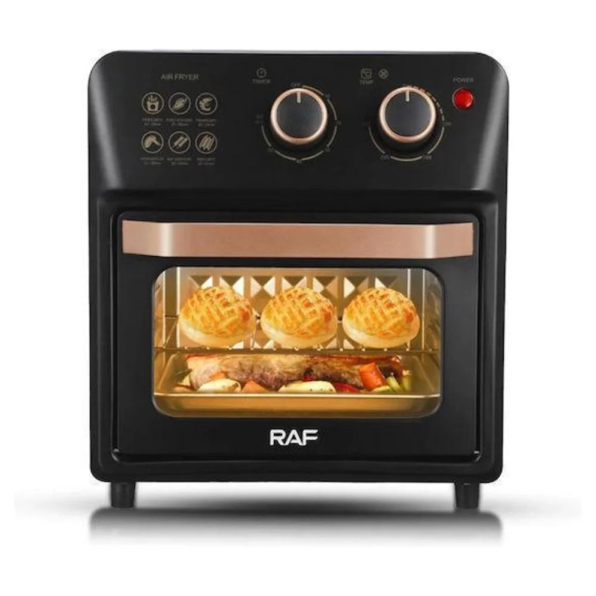 Raf R.5347B Air Fryer 12lt Μαύρο