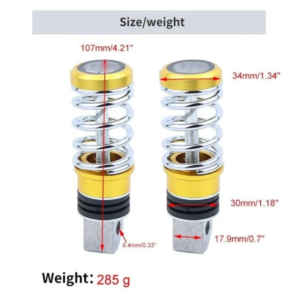 Rchang αναβατήρας μηχανής – Motorcycle pedal W14204-1 Μπεζ