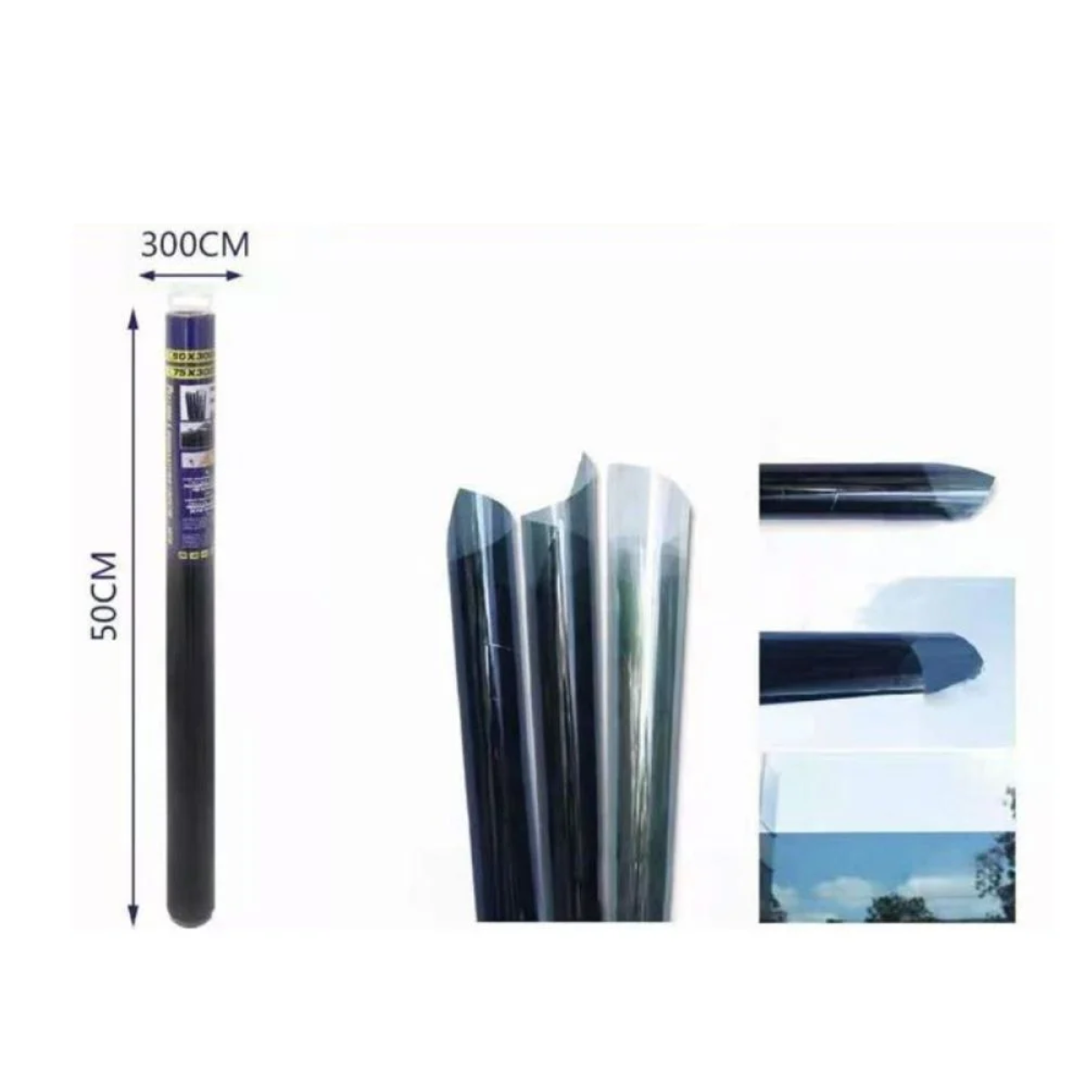 Rchang Διακοσμητική Αυτοκόλλητη Ταινία 4D Carbon 50x300cm W14160
