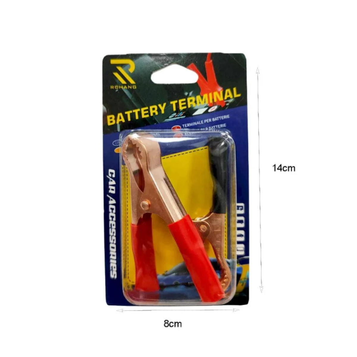 Rchang Σετ κροκοδειλάκια 50 με 80mm - Battery Terminal W14223