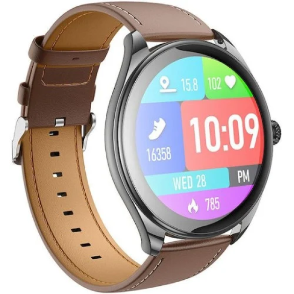Smartwatch IP67 AMOLED Οθόνη 1.43″ 200mAh με Δυνατότητα Κλήσεων Hoco Y22 Mαύρο