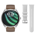 Smartwatch IP67 AMOLED Οθόνη 1.43″ 200mAh με Δυνατότητα Κλήσεων Hoco Y22 Ασημί
