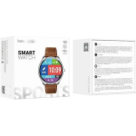 Smartwatch IP67 AMOLED Οθόνη 1.43″ 200mAh με Δυνατότητα Κλήσεων Hoco Y22 Ασημί