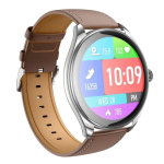 Smartwatch IP67 AMOLED Οθόνη 1.43″ 200mAh με Δυνατότητα Κλήσεων Hoco Y22 Ασημί