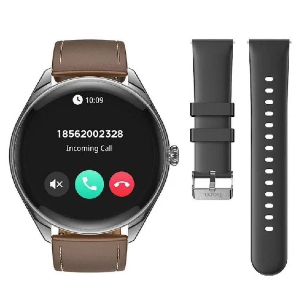 Smartwatch IP67 AMOLED Οθόνη 1.43″ 200mAh με Δυνατότητα Κλήσεων Hoco Y22 Mαύρο