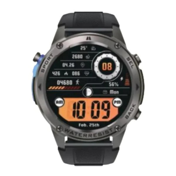 Smartwatch TKY-DM56 με GPS σε Μαύρο