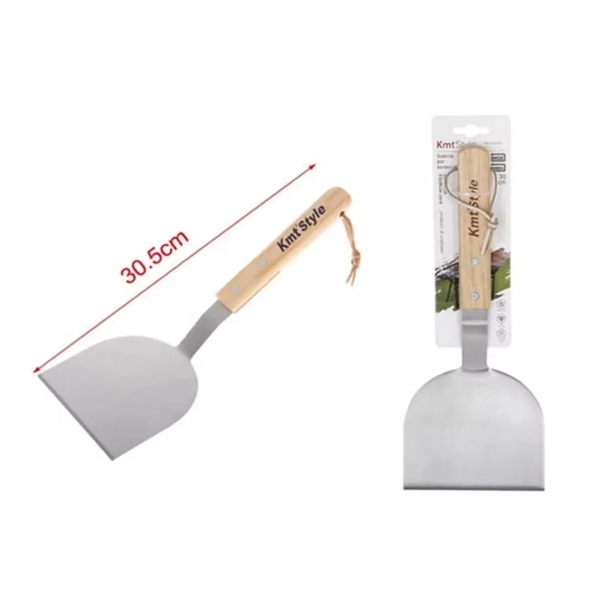 Σπάτουλα BBQ Ανοξείδωτη 30cm 2406330