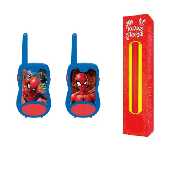 SPIDERMAN WALKIE TALKIE (TW12SP) και ΔΩΡΟ η λαμπάδα