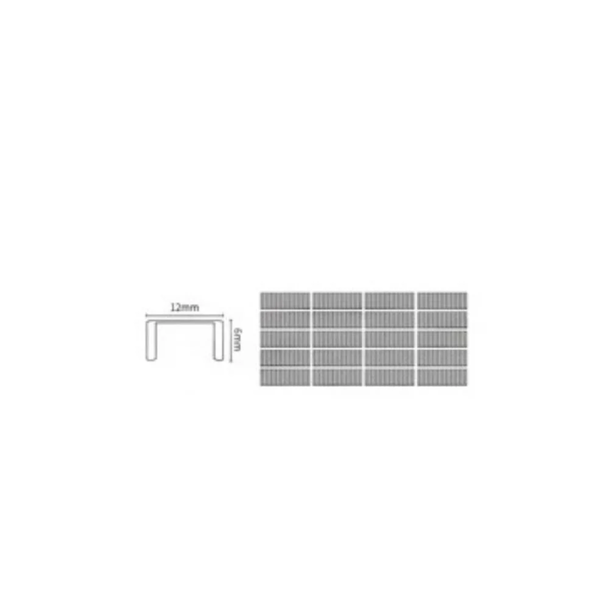 Συρραπτικό Χειρός Motarro Mini 24/6 + 1 Σετ Σύρματα 1000pcs - Μπλε