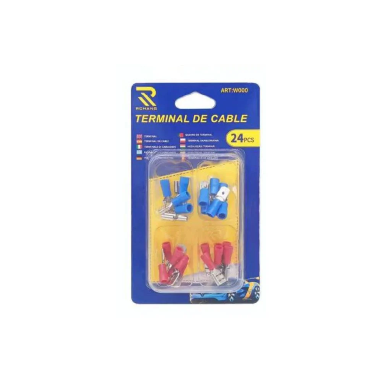 Τερματικά καλωδίων με μόνωση 0.5 – 2.5mm 24τμχ W10587