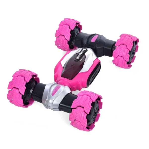 Τηλεκατευθυνόμενο Stunt Motion Twisted RC Car 4WD με Τηλεχειριστήριο ZJ001A Ροζ