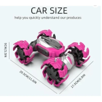 Τηλεκατευθυνόμενο Stunt Motion Twisted RC Car 4WD με Τηλεχειριστήριο ZJ001A Ροζ
