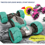 Τηλεκατευθυνόμενο Stunt Motion Twisted RC Car 4WD με Τηλεχειριστήριο ZJ001A Ροζ