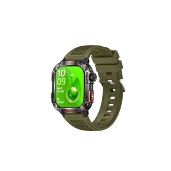 TKY-M5 Bluetooth Smartwatch Αδιάβροχο με Έγχρωμη Οθόνη Αφής, Παλμογράφο, Οξύμετρο, Πυξίδα &Παρακολούθηση Ύπνου Πράσινο