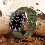 TKY-M5 Bluetooth Smartwatch Αδιάβροχο με Έγχρωμη Οθόνη Αφής, Παλμογράφο, Οξύμετρο, Πυξίδα &Παρακολούθηση Ύπνου Πράσινο
