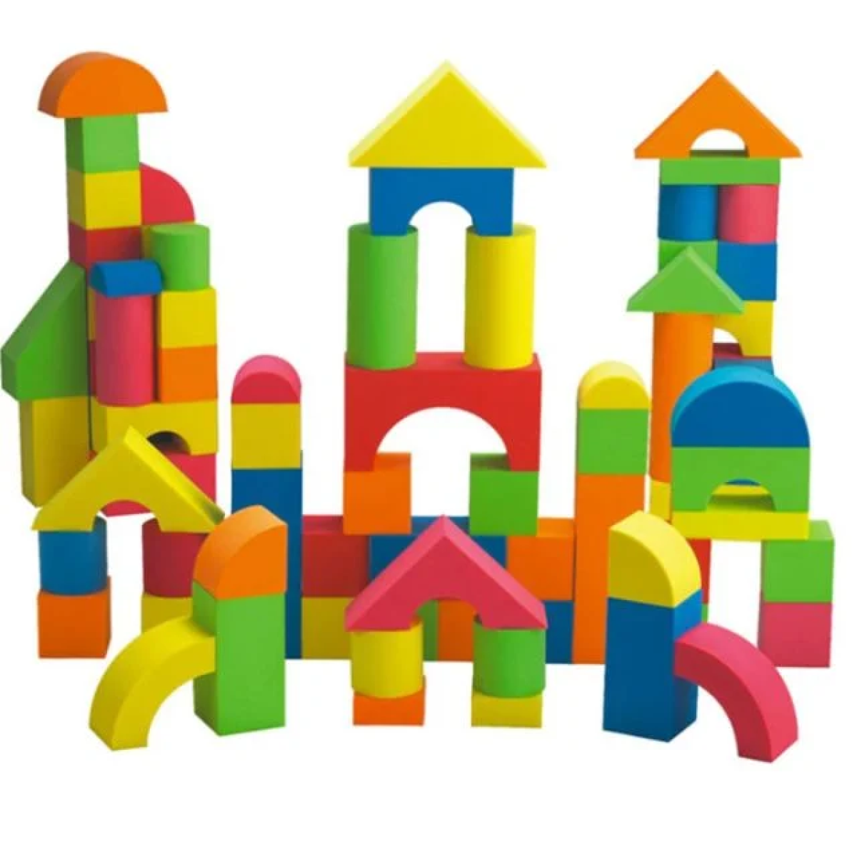 EARLY EDUCATION SOFT BLOCKS Μαλακά Τουβλάκια Αφρού 93τμχ