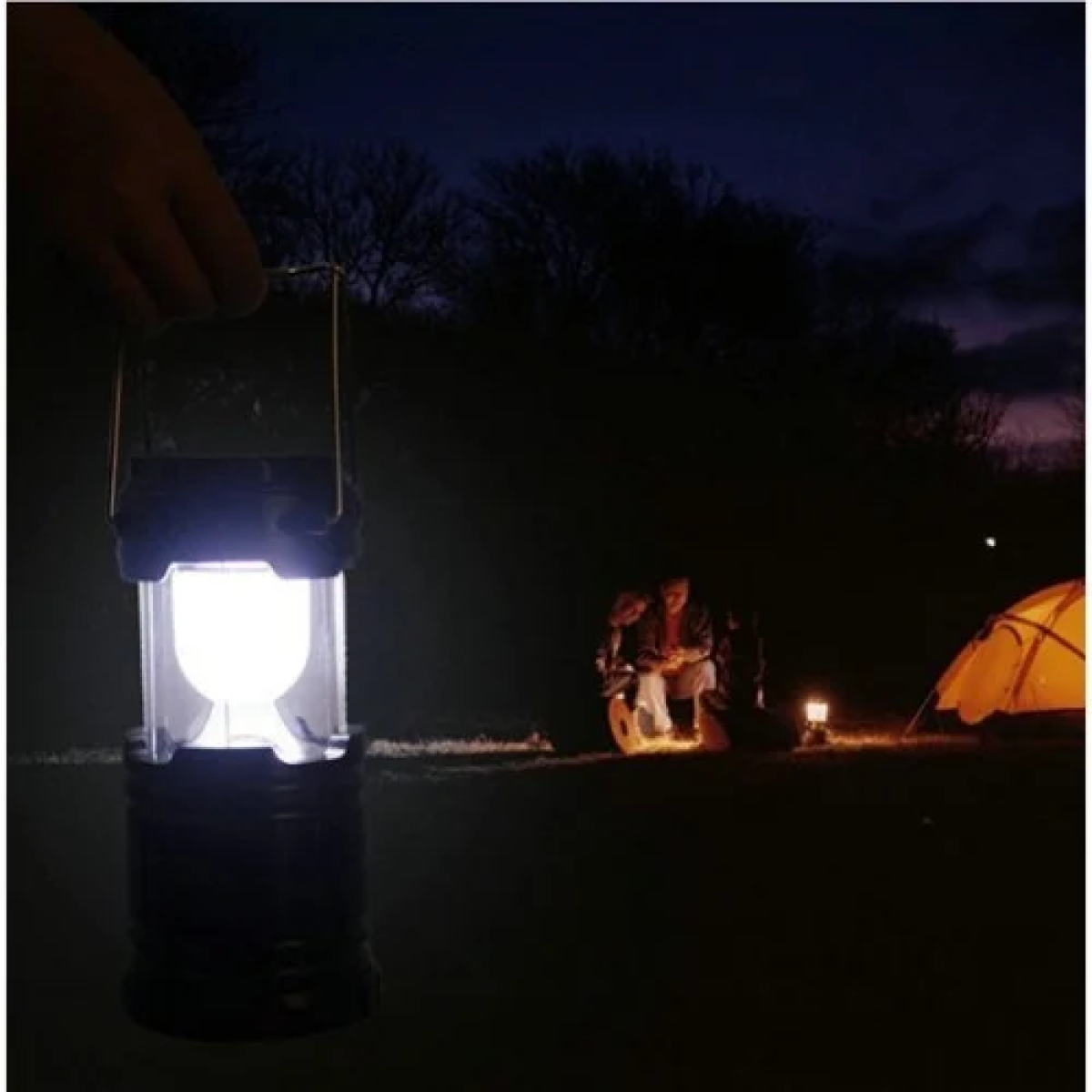 X-Balog LED Φωτιστικό - Φανάρι Ηλιακό Επαναφορτιζόμενο USB BL-5800 Χρυσό