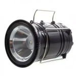 X-Balog LED Φωτιστικό - Φανάρι Ηλιακό Επαναφορτιζόμενο USB BL-5800 Μαύρο