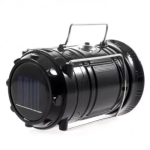 X-Balog LED Φωτιστικό - Φανάρι Ηλιακό Επαναφορτιζόμενο USB BL-5800 Μαύρο