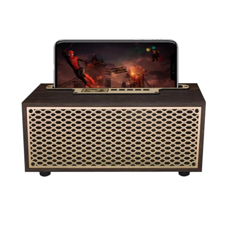 Ξύλινο φορητό ασύρματο ηχείο Bluetooth Andowl Q-YX1620