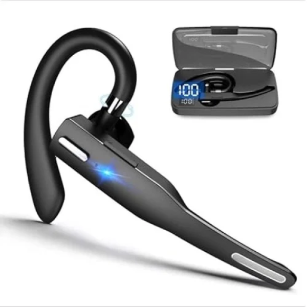 ΥΥΚ525 In-ear Bluetooth Handsfree Ακουστικό με Θήκη Φόρτισης Μαύρο