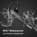 ΥΥΚ525 In-ear Bluetooth Handsfree Ακουστικό με Θήκη Φόρτισης Μαύρο