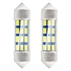 AMiO Λάμπες Αυτοκινήτου & Μοτοσυκλέτας C5W LED 5600K Ψυχρό Λευκό 12V 0.5W 2τμχ
