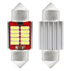 AMiO Λάμπες Αυτοκινήτου LED CANBUS 4014 10SMD Festoon C5W C10W C3W 31mm 5600K Ψυχρό Λευκό 12V/24V 01288