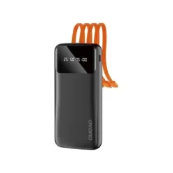 Dudao Power Bank 10000mAh με Ενσωματωμένα Καλώδια USB-A