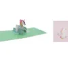 ORIGAMI Ευχετήρια Κάρτα 3D Μονόκερος Unicorn ORSU3628